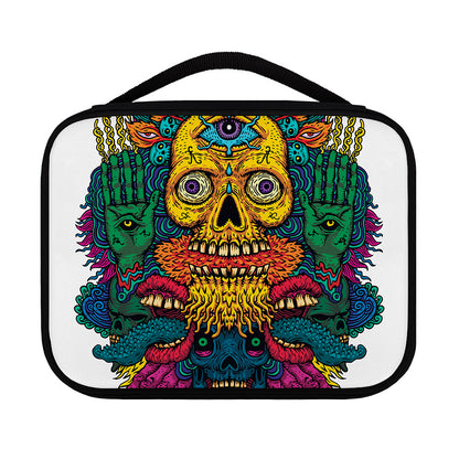 Psychedelic Skull Print Classic Bible Case