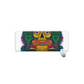 Psychedelic Skull Print Extended Mouse Pad