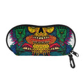 Psychedelic Skull Print Glasses Case