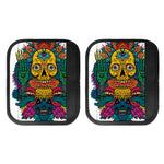 Psychedelic Skull Print Handle Covers