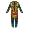 Psychedelic Skull Print Jumpsuit