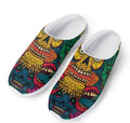 Psychedelic Skull Print Mesh Casual Shoes