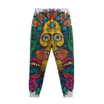 Psychedelic Skull Print Sweatpants