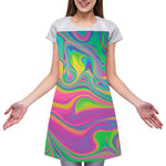 Psychedelic Soap Bubble Print Adjustable Apron