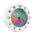 Psychedelic Soap Bubble Print Alarm Clock