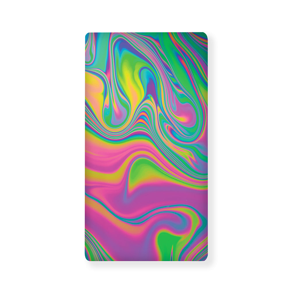 Psychedelic Soap Bubble Print Baby Crib Sheet
