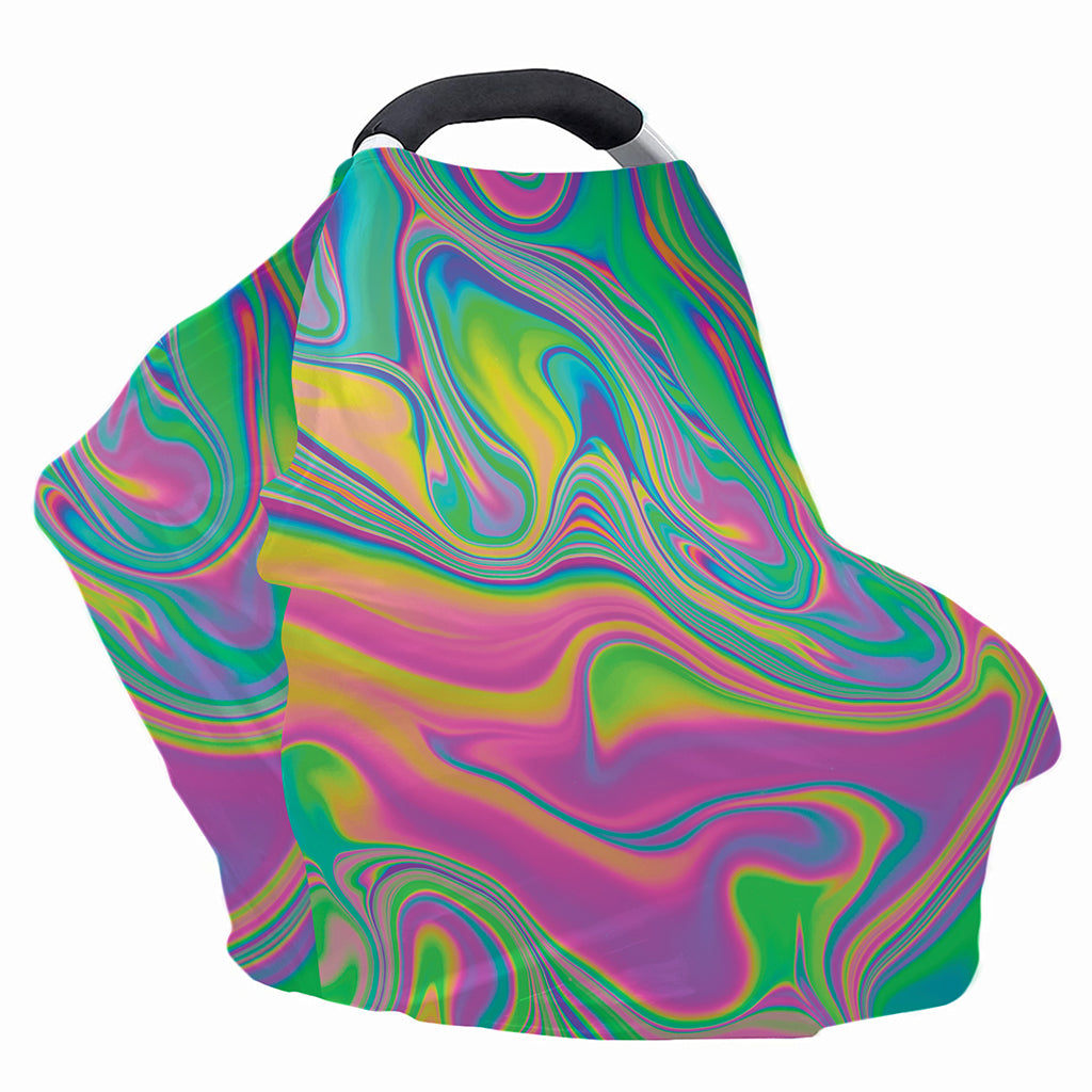 Psychedelic Soap Bubble Print Baby Seat Cover