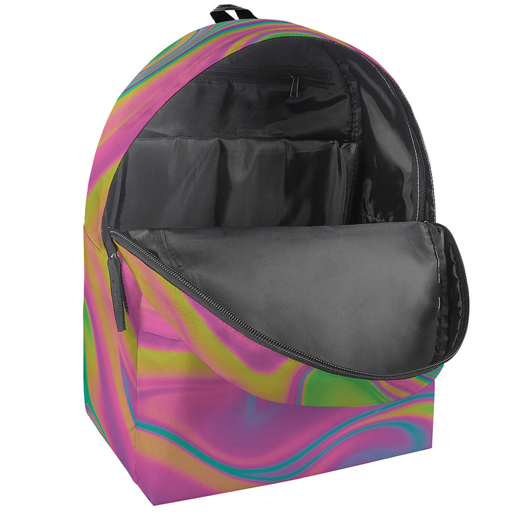 Psychedelic Soap Bubble Print Backpack