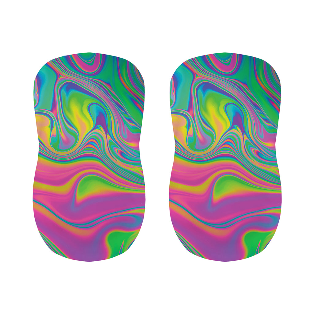 Psychedelic Soap Bubble Print Bar Stool Covers