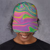 Psychedelic Soap Bubble Print Baseball Cap