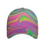 Psychedelic Soap Bubble Print Baseball Cap