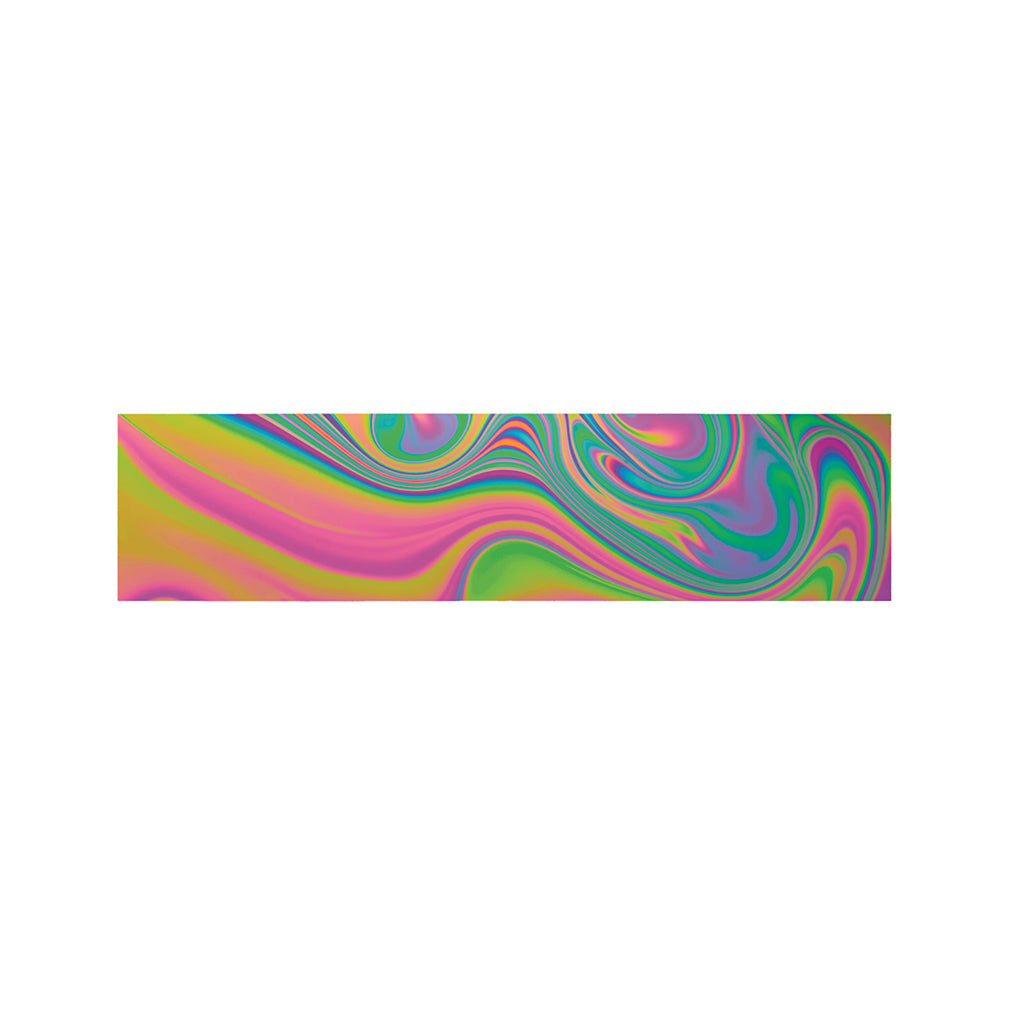Psychedelic Soap Bubble Print Bed Runner