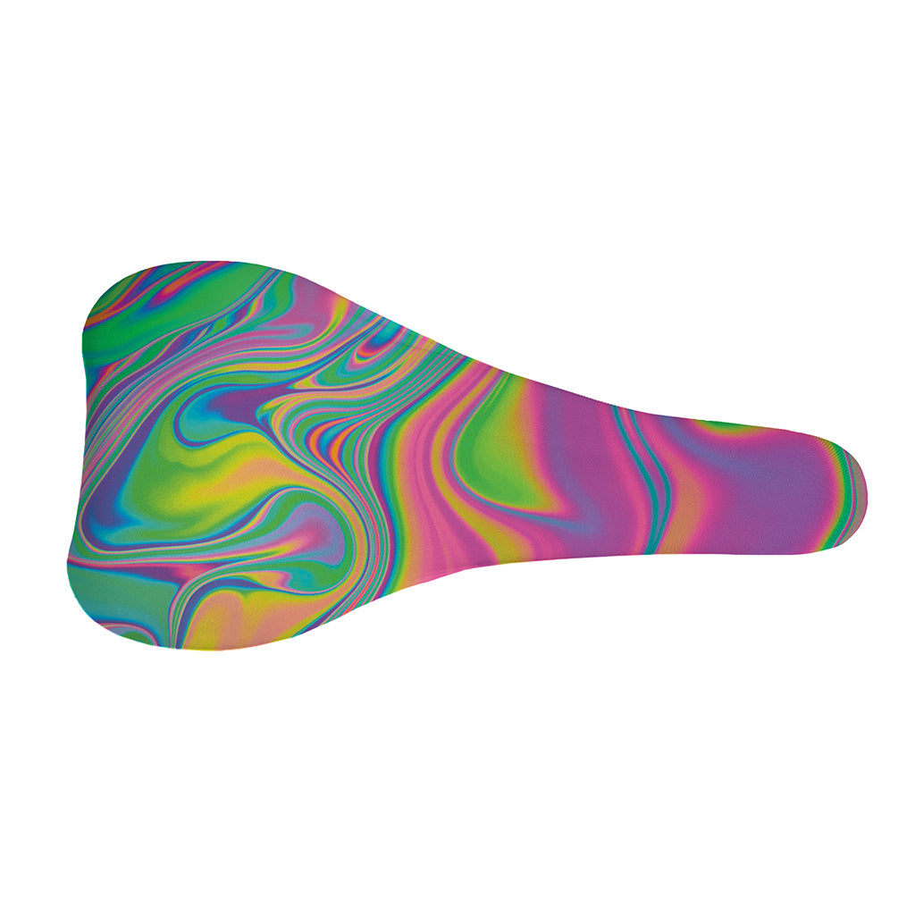 Psychedelic Soap Bubble Print Bicycle Seat Cover