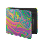 Psychedelic Soap Bubble Print Bifold Wallet