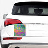 Psychedelic Soap Bubble Print Car Sticker