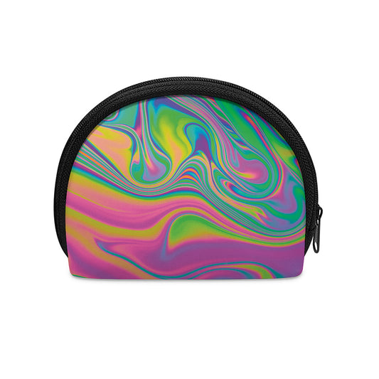 Psychedelic Soap Bubble Print Coin Purse