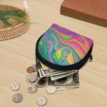 Psychedelic Soap Bubble Print Coin Purse