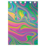 Psychedelic Soap Bubble Print Curtain