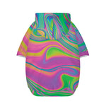 Psychedelic Soap Bubble Print Dog Zip Up Hoodie