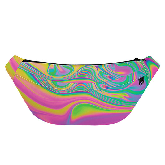 Psychedelic Soap Bubble Print Fanny Pack
