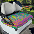 Psychedelic Soap Bubble Print Golf Cart Seat Cover