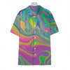 Psychedelic Soap Bubble Print Hawaiian Shirt