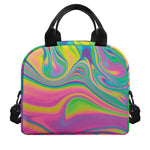 Psychedelic Soap Bubble Print Insulated Lunch Bag