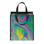 Psychedelic Soap Bubble Print Insulated Lunch Tote