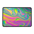 Psychedelic Soap Bubble Print Kitchen Mat