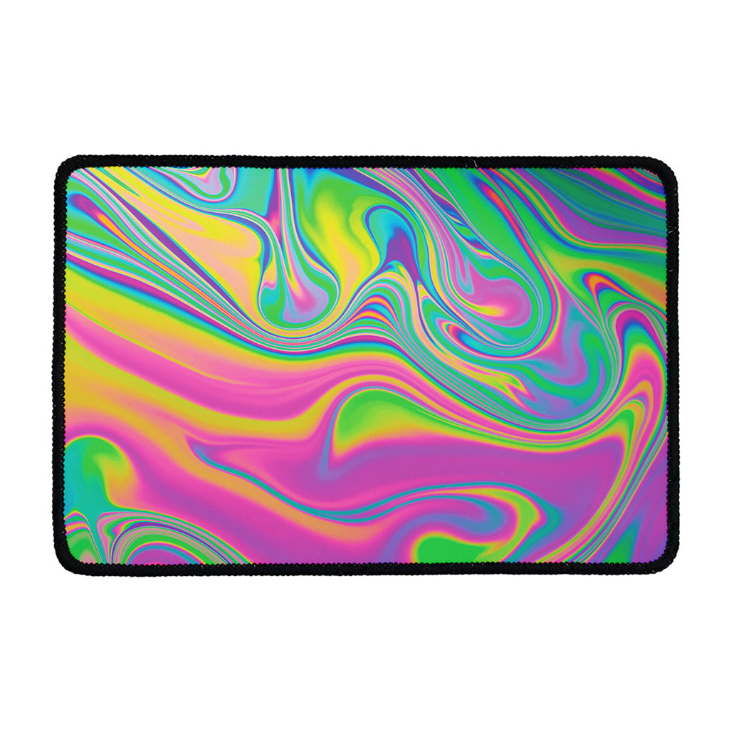 Psychedelic Soap Bubble Print Kitchen Mat