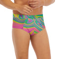 Psychedelic Soap Bubble Print Men's Briefs