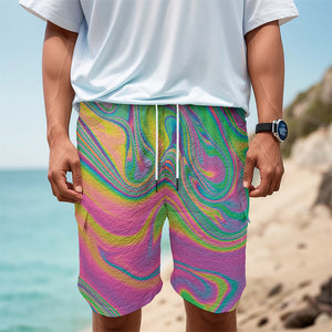 Psychedelic Soap Bubble Print Men's Cargo Shorts