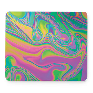 Psychedelic Soap Bubble Print Mouse Pad