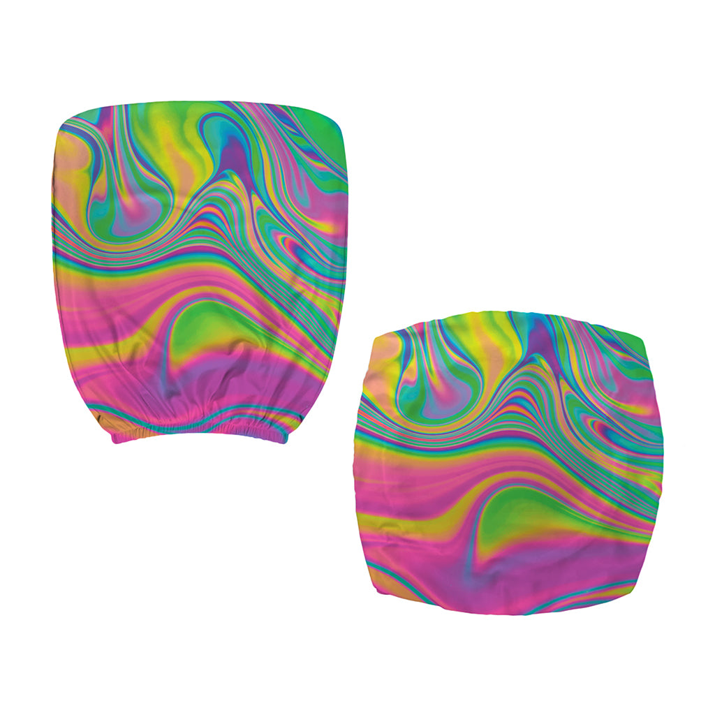 Psychedelic Soap Bubble Print Office Chair Cover