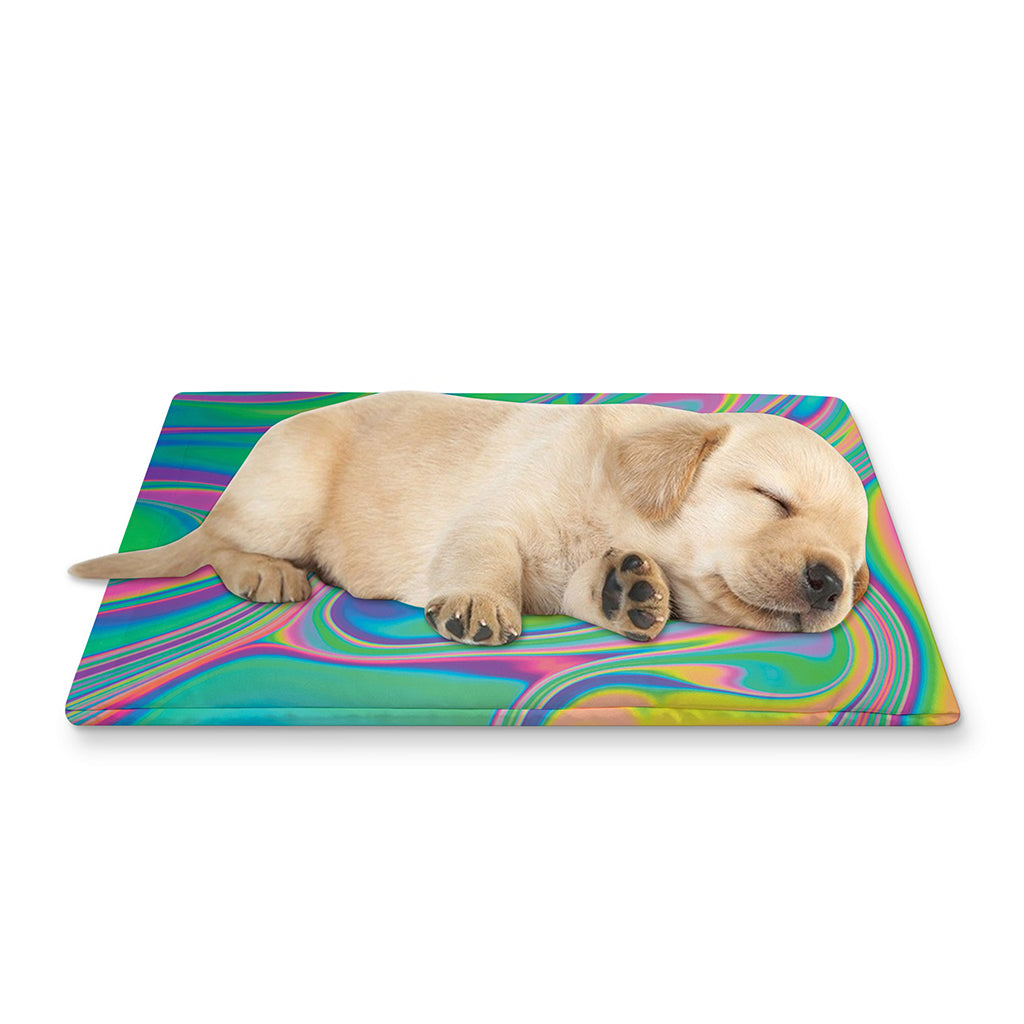 Psychedelic Soap Bubble Print Pet Cooling Mat Cover