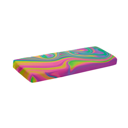 Psychedelic Soap Bubble Print Piano Keyboard Cover