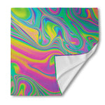 Psychedelic Soap Bubble Print Silk Bandana