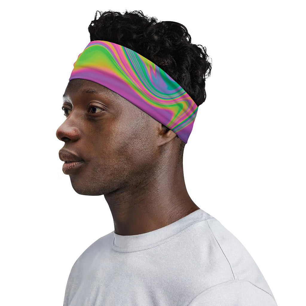 Psychedelic Soap Bubble Print Sports Headband