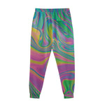 Psychedelic Soap Bubble Print Sweatpants