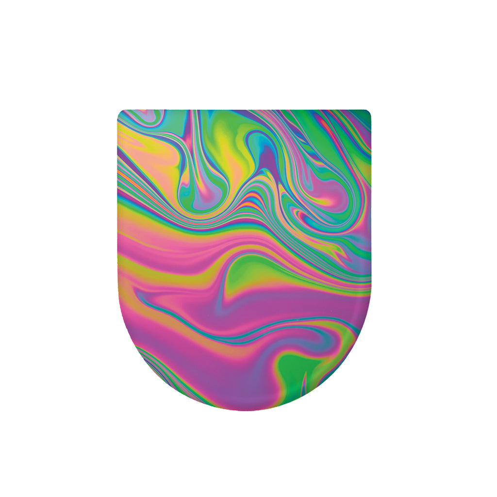 Psychedelic Soap Bubble Print Toilet Lid Cover