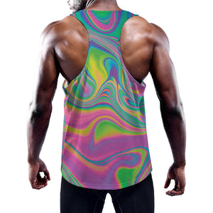 Psychedelic Soap Bubble Print Training Tank Top