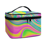 Psychedelic Soap Bubble Print Travel Makeup Bag