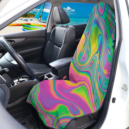 Psychedelic Soap Bubble Print Waterproof Car Seat Cover