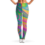 Psychedelic Soap Bubble Print Women's Leggings