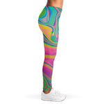 Psychedelic Soap Bubble Print Women's Leggings