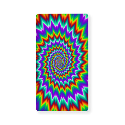 Psychedelic Spiral Optical Illusion Baby Crib Sheet