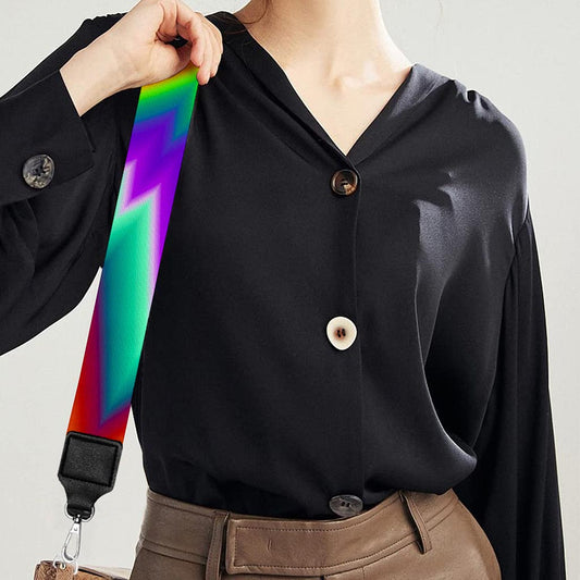 Psychedelic Spiral Optical Illusion Bag Strap