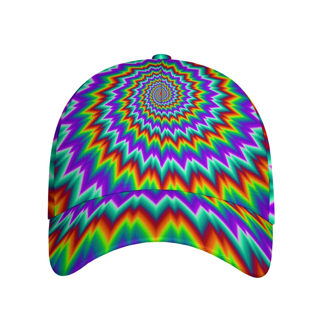 Psychedelic Spiral Optical Illusion Baseball Cap