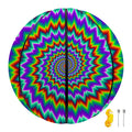 Psychedelic Spiral Optical Illusion Basketball