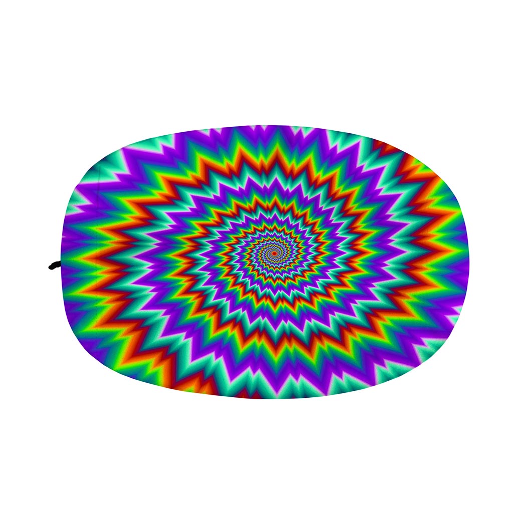 Psychedelic Spiral Optical Illusion Car Side Mirror Covers